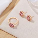 Elegant Jewelry Set: Necklace, Earrings & Ring