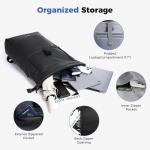 Waterproof Expandable Backpack with Anti-Theft Zipper