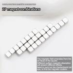 27pcs Cat Eye Magnet Cube Nail Art Set