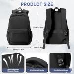 WEPLAN Lightweight Waterproof Backpack for School and Travel