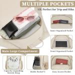 ZOMFELT 15L Packable Hiking Backpack - Beige