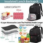 HILUSEN 50L Laptop Backpack with USB Charging