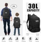 Jueachy 30L Tactical Camouflage Backpack for Adventures