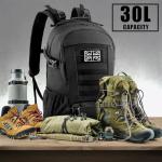Jueachy 30L Tactical Camouflage Backpack for Adventures