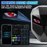 LED Motorcycle Backpack with Programmable Display