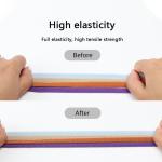 Colorful No-Tie Elastic Shoelaces for All Ages
