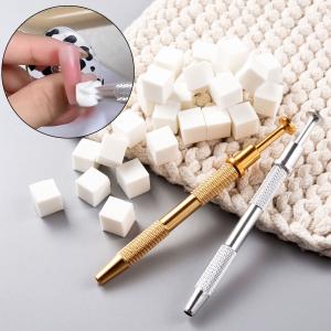 Mini Cube Nail Art Sponge Set - 50 Pieces