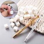 Mini Cube Nail Art Sponge Set - 50 Pieces