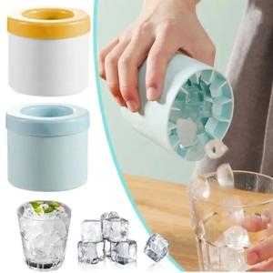 Round Silicone Ice Cube Mold for Drinks