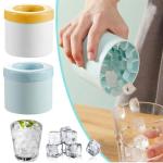 Round Silicone Ice Cube Mold for Drinks