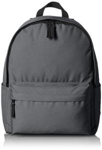Grey Classic Casual School Backpack by Amazon Basics