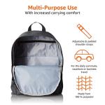 Grey Classic Casual School Backpack by Amazon Basics