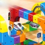 Magnetic Train Track Set with Anti-Gravity Features