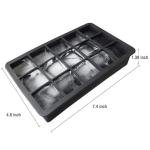 15-Cube Silicone Ice Tray for Cocktails and Drinks