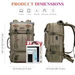 WITZMAN Convertible Travel Backpack for Laptops