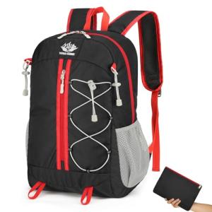 szyanlai Hiking Backpack for Men Women, 30L Ultra Lightweight Foldable Waterproof Rucksack,Back Pack Rucksack for Men Women Kids Camping Travel