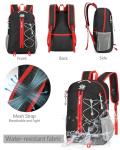 szyanlai Hiking Backpack for Men Women, 30L Ultra Lightweight Foldable Waterproof Rucksack,Back Pack Rucksack for Men Women Kids Camping Travel