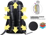 Besrina 40L Lightweight Water-Resistant Hiking Backpack
