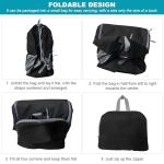 Wihozte 30L Waterproof Foldable Travel Backpack