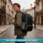 Wihozte 30L Waterproof Foldable Travel Backpack