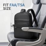 SUIKIHUM Anti-Theft Black Laptop Backpack for Men