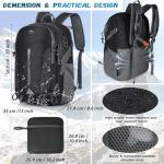 Lightweight 40L Water Resistant Hiking Backpack