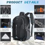 Lightweight 40L Water Resistant Hiking Backpack