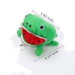 Anime Frog Coin Purse - Cute Plush Wallet