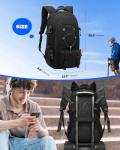 Water Resistant 45L Travel Backpack for Hiking