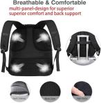 MATEIN 17.3 Inch Anti-Theft Travel Laptop Backpack