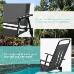 Vongrasig 6-Piece Folding Patio Dining Set with Umbrella