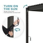 Mirador Adjustable Louvered Pergola