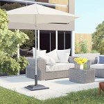 Decorative Square Umbrella Base Stand – 20 lbs