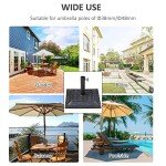 Decorative Square Umbrella Base Stand – 20 lbs