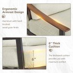 Modern 4-Piece Outdoor Patio Furniture Set