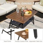 Modern 4-Piece Outdoor Patio Furniture Set