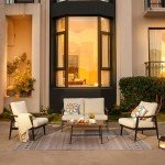 Modern 4-Piece Outdoor Patio Furniture Set