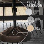 Durable Fillable Patio Umbrella Base - Bronze