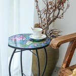 Mosaic Side Table for Patio