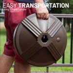 Durable Fillable Patio Umbrella Base - Bronze