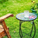 Mosaic Side Table for Patio