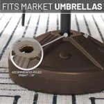 Durable Fillable Patio Umbrella Base - Bronze