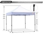 ABCCANOPY 10x10 Commercial Pop Up Canopy