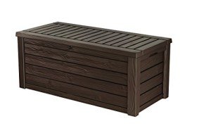 Keter 150 Gallon Wood Grain Patio Deck Box