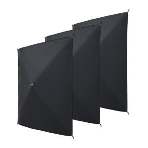 Wind-Resistant Gazebo Screen Panels - 3 Pack