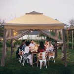 11x11 ft Adjustable Gazebo Tent with Netting