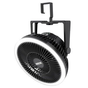 Rechargeable LED Camping Fan with Hanging Hook
