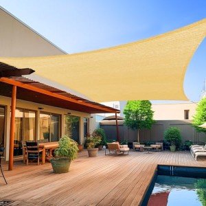 Rectangular Sun Shade Sail Canopy for Patios