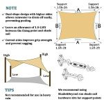 Rectangular Sun Shade Sail Canopy for Patios