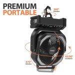 Rechargeable Fan with Light